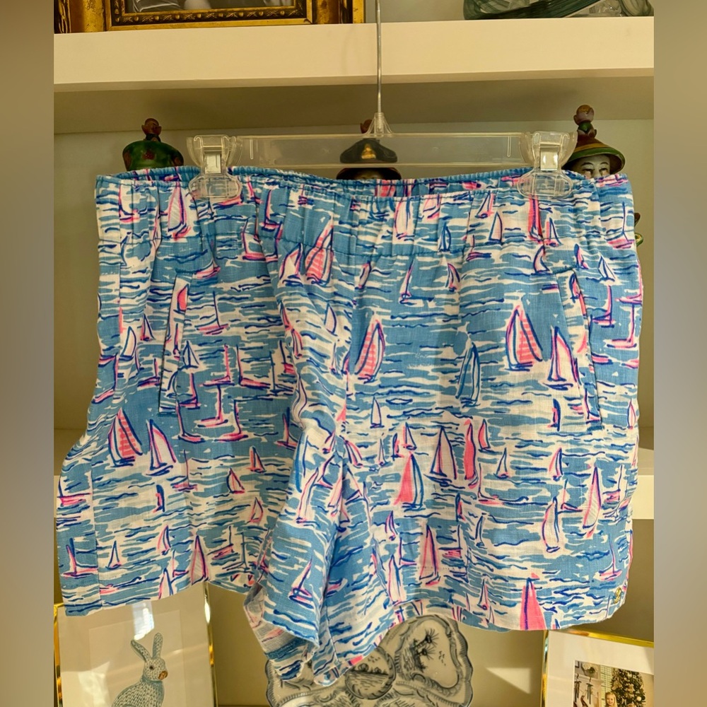 Lilly Pulitzer XL linen shorts NWOT